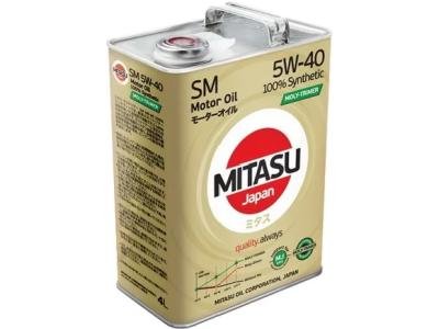 Моторное масло Mitasu MJ-M12 Moly-Trimer SM 5W-40 4 л