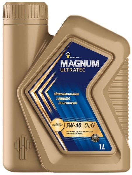 Моторное масло Роснефть Magnum Ultratec 5W-40 1 л