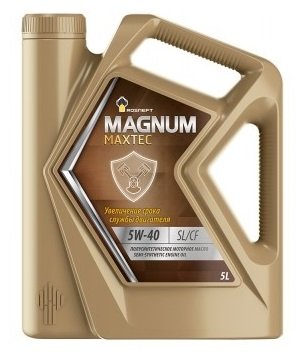 Моторное масло Роснефть Magnum Maxtec 5W-40 5 л