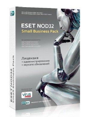 Антивирус ESET NOD32 Small Business Pack на 3 ПК на 1 год