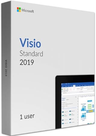 Графический редактор Microsoft Visio 2019 стандартный 