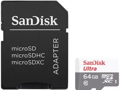 Карта памяти SanDisk SDSQUNS-064G-GN3MA 64GB