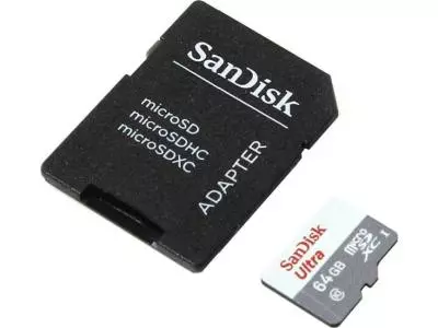 Карта памяти SanDisk SDSQUNB-064G-GN3MA 64GB