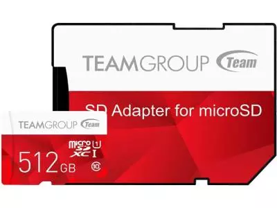 Карта памяти Team Group Micro SDXC TCUSDX512GUHS54 512Gb